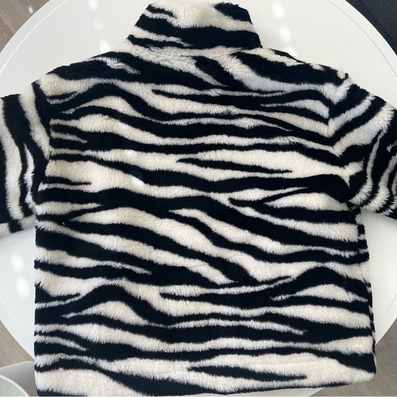 Zebra Wool Teddy Jacket - Picture 4 of 8